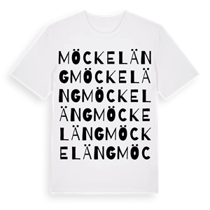 Möckeläng ordlek t-shirt – ekologisk bomull t-shirt från Pinshirt