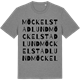 Mid Heather Gray t-shirt med Möckelstadlund ordlek t-shirt