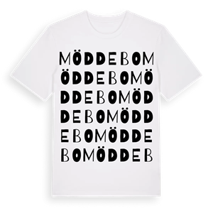 Möddebo ordlek t-shirt – ekologisk bomull t-shirt från Pinshirt
