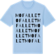 Blue Soul t-shirt med Mofallet ordlek t-shirt