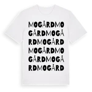 Mogård ordlek t-shirt – ekologisk bomull t-shirt från Pinshirt