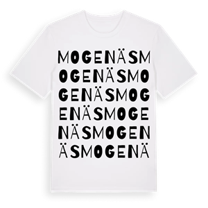 Mogenäs ordlek t-shirt – ekologisk bomull t-shirt från Pinshirt