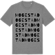 Mid Heather Gray t-shirt med Mogestad ordlek t-shirt