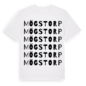 Mögstorp ordlek t-shirt – ekologisk bomull t-shirt från Pinshirt