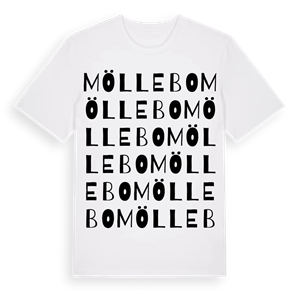 Möllebo ordlek t-shirt – ekologisk bomull t-shirt från Pinshirt