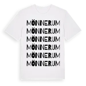 Mönnerum ordlek t-shirt – ekologisk bomull t-shirt från Pinshirt