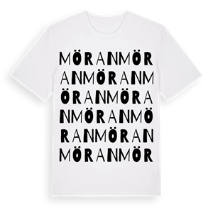 Möran ordlek t-shirt – ekologisk bomull t-shirt från Pinshirt