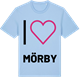 Blue Soul t-shirt med Jag älskar Mörby t-shirt stort tryck
