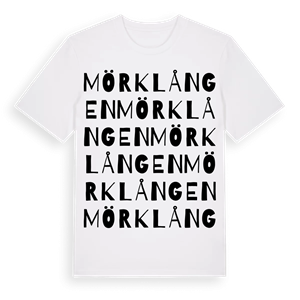 Mörklången ordlek t-shirt – ekologisk bomull t-shirt från Pinshirt