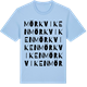 Blue Soul t-shirt med Mörkviken ordlek t-shirt
