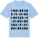 Blue Soul t-shirt med Mormorsgruvan ordlek t-shirt