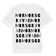 Mormorsgruvan ordlek t-shirt
