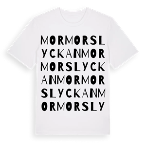 Mormorslyckan ordlek t-shirt – ekologisk bomull t-shirt från Pinshirt
