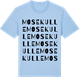 Blue Soul t-shirt med Mosekulle ordlek t-shirt