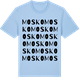 Blue Soul t-shirt med Mosko ordlek t-shirt
