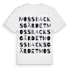 Mossbacksgärdet ordlek t-shirt