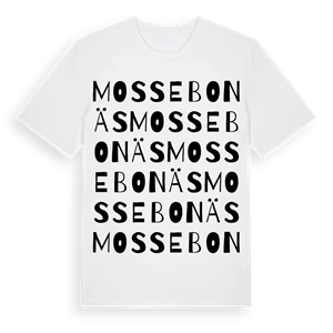 Mossebonäs ordlek t-shirt – ekologisk bomull t-shirt från Pinshirt