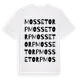 White t-shirt med Mossetorp ordlek t-shirt