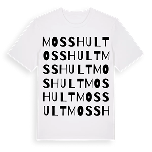 Mosshult ordlek t-shirt – ekologisk bomull t-shirt från Pinshirt