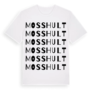 Mosshult ordlek t-shirt – ekologisk bomull t-shirt från PinShirt