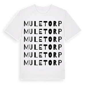 Muletorp ordlek t-shirt – ekologisk bomull t-shirt från PinShirt