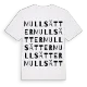 Mullsätter ordlek t-shirt