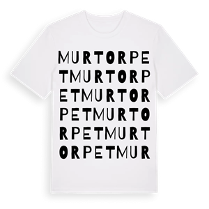 Murtorpet ordlek t-shirt – ekologisk bomull t-shirt från Pinshirt