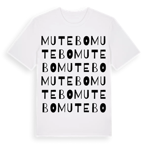 Mutebo ordlek t-shirt – ekologisk bomull t-shirt från Pinshirt