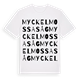 Myckelmossa såg ordlek t-shirt