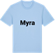 Blue Soul t-shirt med Myra fetstil t-shirt