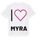 Jag älskar Myra t-shirt stort tryck