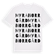 Myra Norrgård ordlek t-shirt