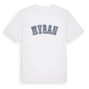 Myran college t-shirt – ekologisk bomull t-shirt från Pinshirt
