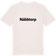 Vintage White t-shirt med Näbbtorp fetstil t-shirt