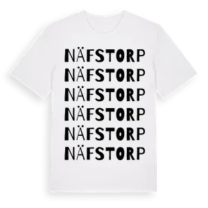 Näfstorp ordlek t-shirt – ekologisk bomull t-shirt från Pinshirt