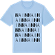 Blue Soul t-shirt med Nain ordlek t-shirt