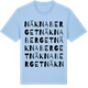 Blue Soul t-shirt med Näknaberget ordlek t-shirt