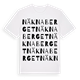 Näknaberget ordlek t-shirt