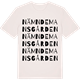 Vintage White t-shirt med Nämndemansgården ordlek t-shirt