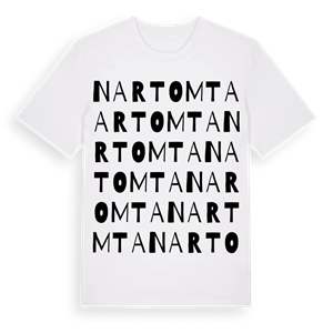 Nartomta ordlek t-shirt – ekologisk bomull t-shirt från Pinshirt
