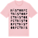 Pink Cotton t-shirt med Nästorpet ordlek t-shirt