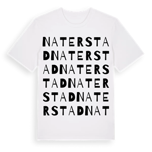 Naterstad ordlek t-shirt – ekologisk bomull t-shirt från Pinshirt