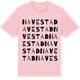Pink Cotton t-shirt med Navestad ordlek t-shirt