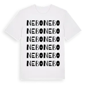 Nebo ordlek t-shirt – ekologisk bomull t-shirt från Pinshirt