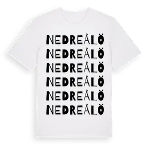 Nedre Ålö ordlek t-shirt – ekologisk bomull t-shirt från Pinshirt