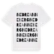 White t-shirt med Nedre Anneberg ordlek t-shirt