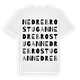 Nedre Brostugan ordlek t-shirt