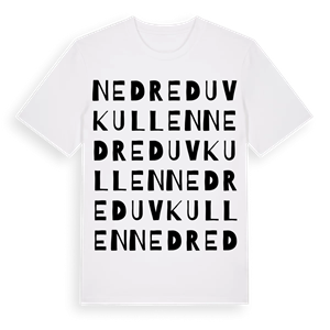 Nedre Duvkullen ordlek t-shirt – ekologisk bomull t-shirt från Pinshirt