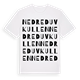 Nedre Duvkullen ordlek t-shirt