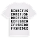 Nedre Fus ordlek t-shirt